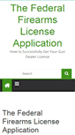 Mobile Screenshot of get-ffl-license.net